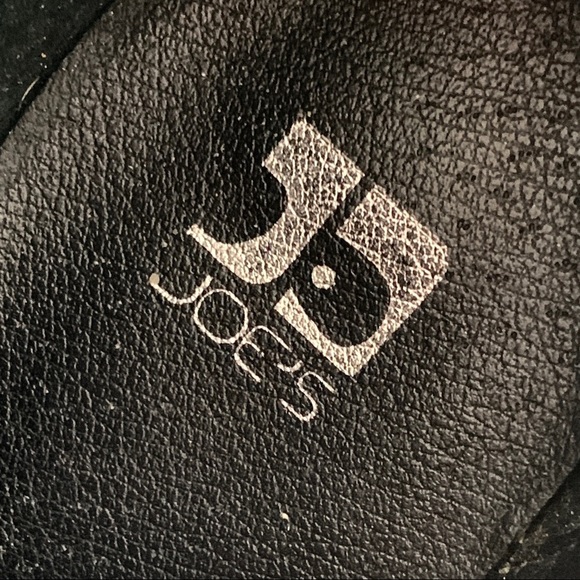 JOE’S JEANS black leather heeled motorcycle boots - Picture 9 of 13